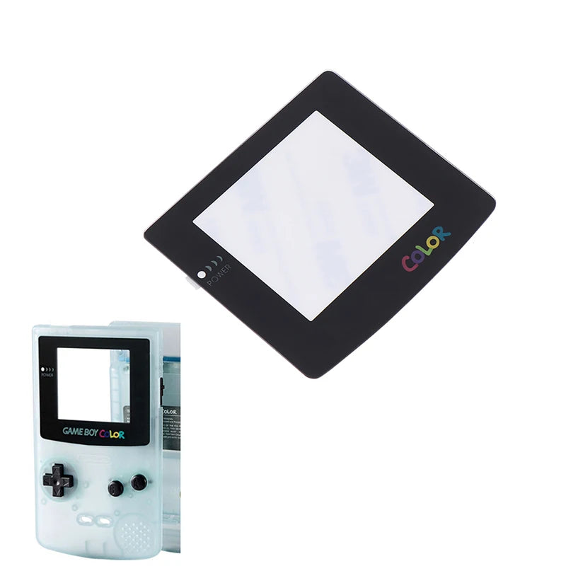 Game Boy Color GBC Replacement Screen Lens Panel – Black Console Replacement Part QXL