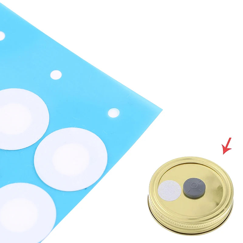 48-Pack 20mm EPTFE Filter Discs for Mushroom Jar Lids Jar Lid Filter Disc QXL