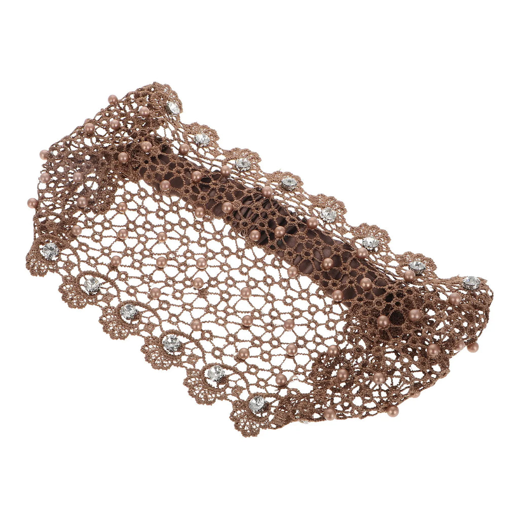Lace Elastic Headband | Boho Bandana Hair Wrap for Women Lace Hair Headband QXL