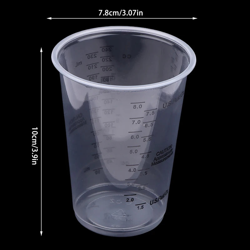 10-Pack 8oz Disposable Mixing Cups | Resin & Paint Measuring Resin Mixing Cups QXL
