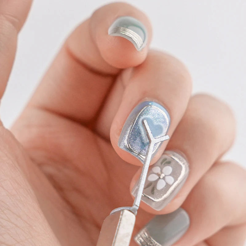 Y-Shape Cat Eye Nail Magnet | 3D Heart Nail Art Tool Nail Art Magnet QXL