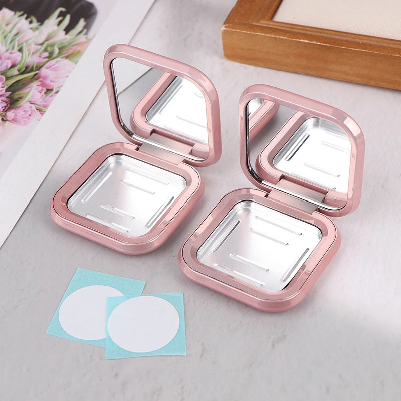 Pink Empty Magnetic Cosmetics Palette | DIY Eyeshadow Box Empty Makeup Palette QXL