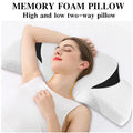 Ergonomic Cervical Memory Foam Neck Pillow | Better Sleep Memory Foam Pillow QXL 1 60x32x9cm