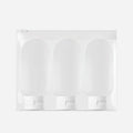 3-Pack 60ml Silicone Travel Squeeze Bottles | Leak-Proof Travel Squeeze Bottles QXL A10
