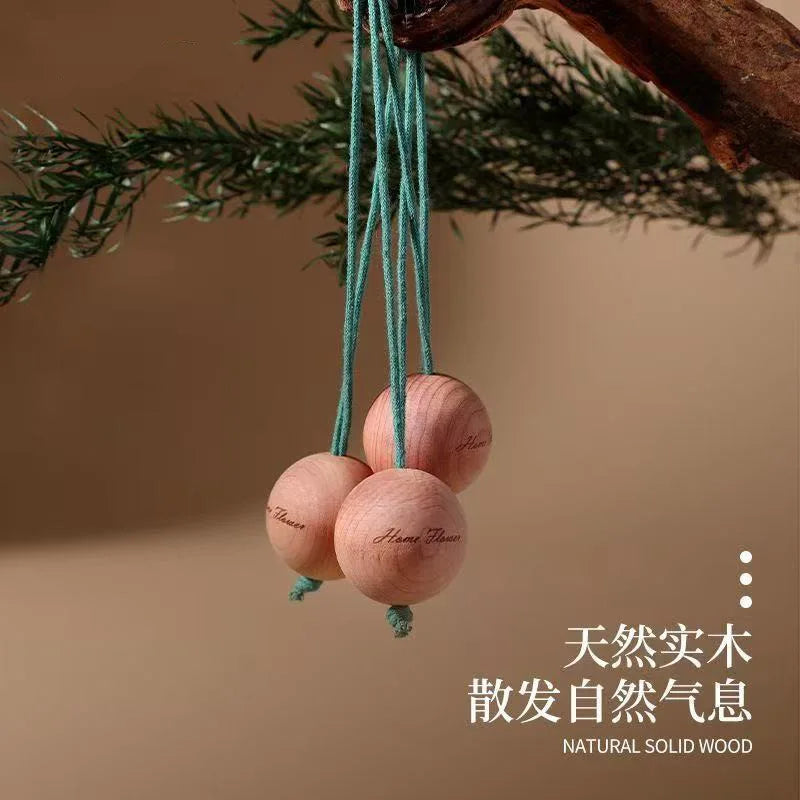 Cedar Wood Diffuser Balls – Car & Home Aroma, Insect Repellent Cedar Diffuser Ball QXL