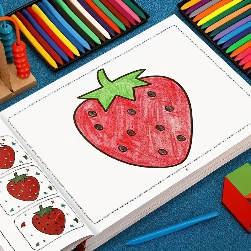32-Page Kids Coloring & Doodle Activity Book | Chinese Version Kids Activity Book QXL