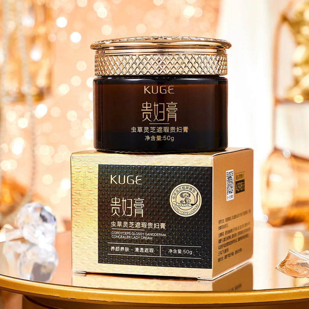 Kuge Cordyceps Lingzhi Moisturising Face Cream 50ml Moisturising Face Cream QXL 2 pcs
