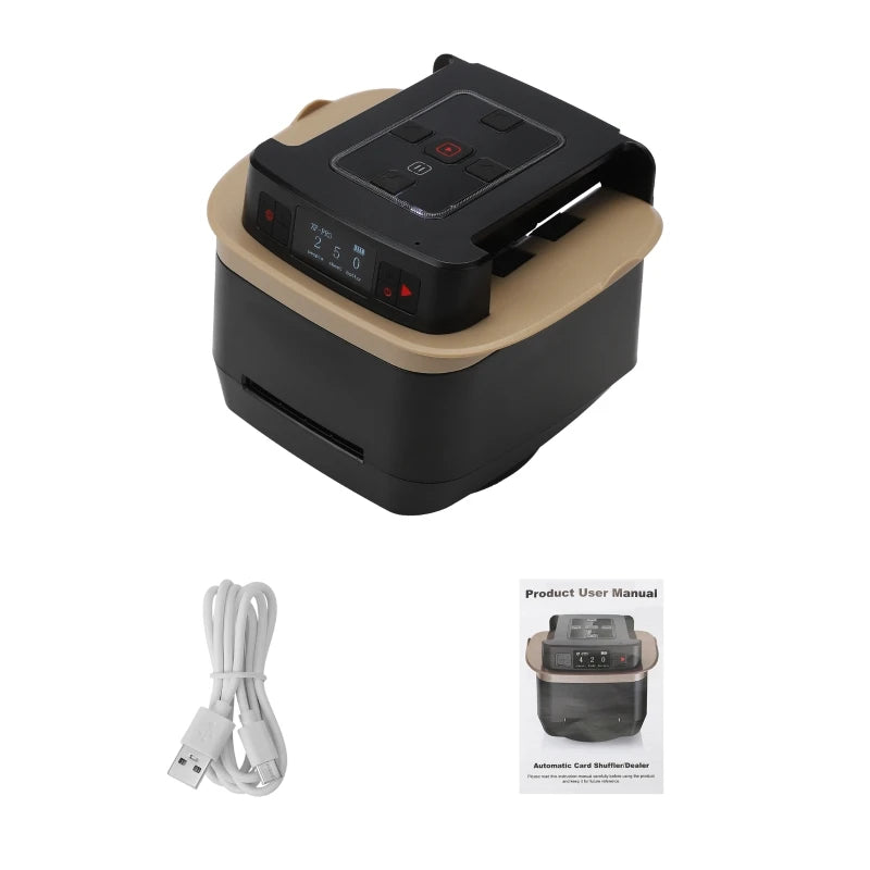 Dreamburgh Voice-Controlled Auto Card Shuffler & Dealer Card Shuffler Machine QXL