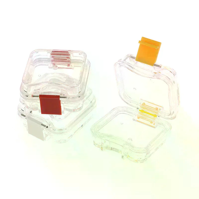 Transparent Dental Crown & Bridge Storage Box with Film Dental Storage Box QXL