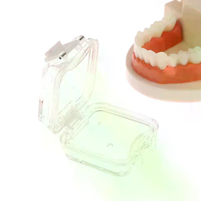 Transparent Dental Crown & Bridge Storage Box with Film Dental Storage Box QXL