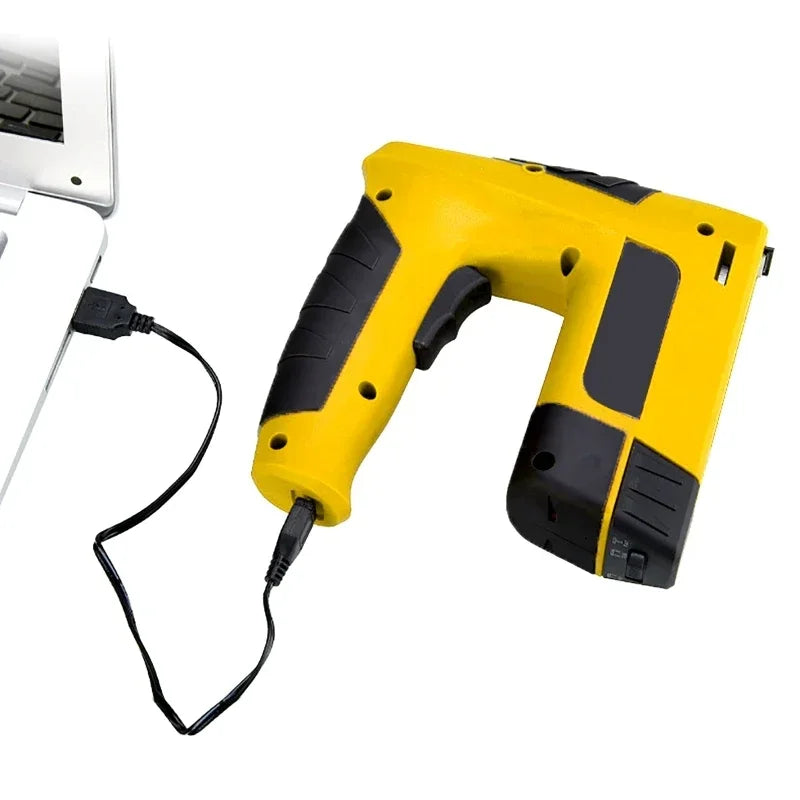 Dreamburgh USB Rechargeable Electric Staple Gun + 2500 Nails Electric Staple Gun QXL