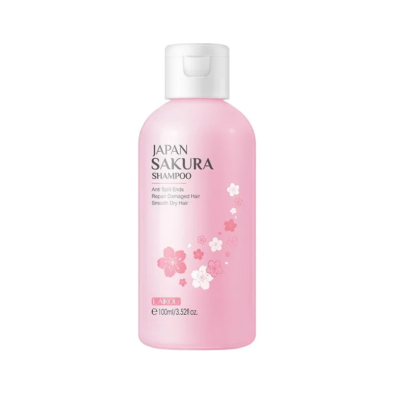LAIKOU Sakura Shampoo & Conditioner – Cherry Blossom 200ml Shampoo & Conditioner QXL Shampoo-100ml