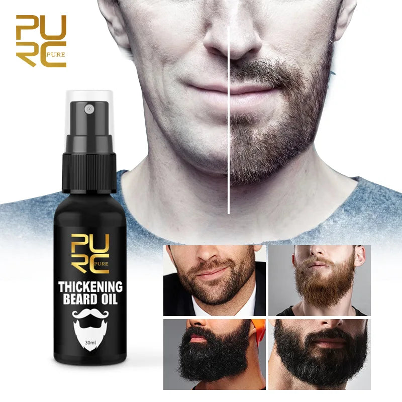 30ml Beard Care Serum Spray – Hydrating & Nourishing for Men Beard Care Serum QXL