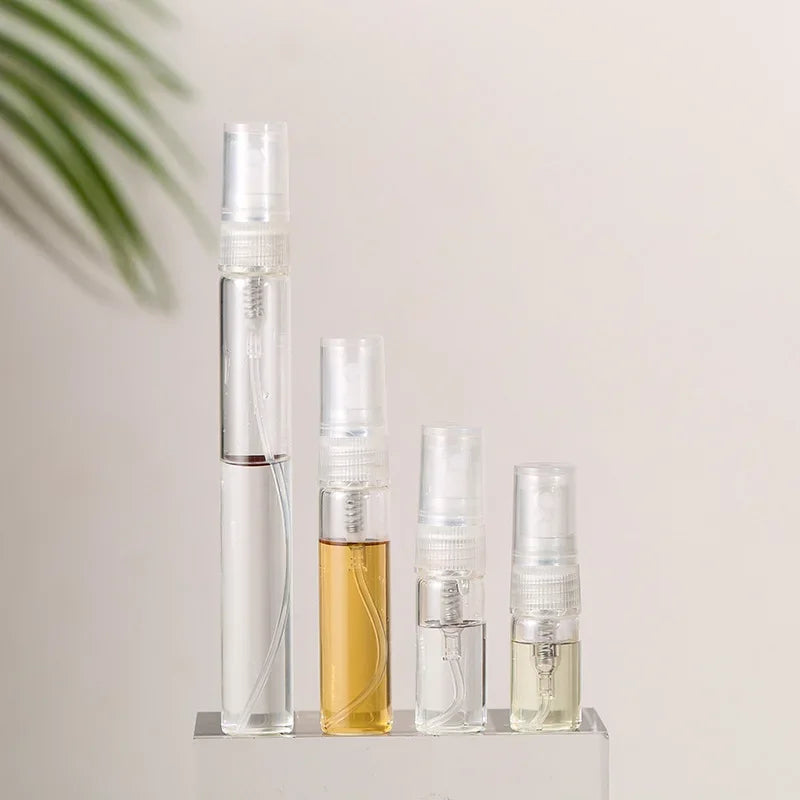 Mini Refillable Perfume Glass Bottles 3ml 5ml 10ml | 5/10-Pack Perfume Atomizer Bottles QXL