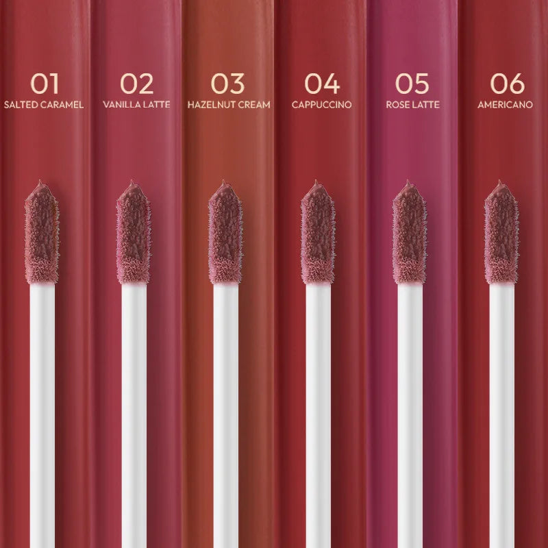 Coffee Matte Lip Gloss | Plumping, Waterproof & Long-Lasting Matte Lip Gloss QXL