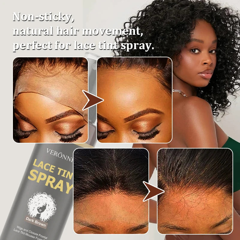 Lace Tint Spray 100ml – Sweatproof Scalp Tone Match Wig Spray Lace Tint Spray QXL