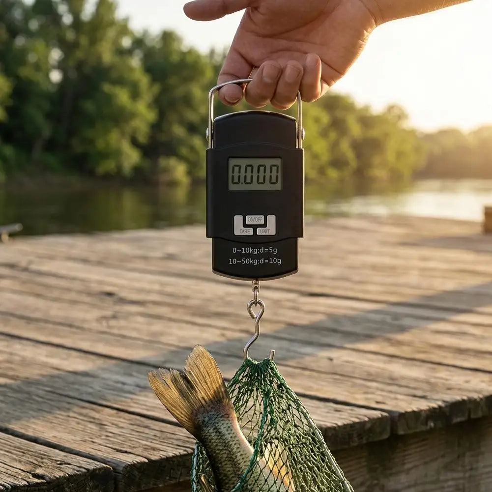 Digital Luggage Scale 110lb/50kg | Backlit LED & Tare Function Digital Luggage Scale QXL