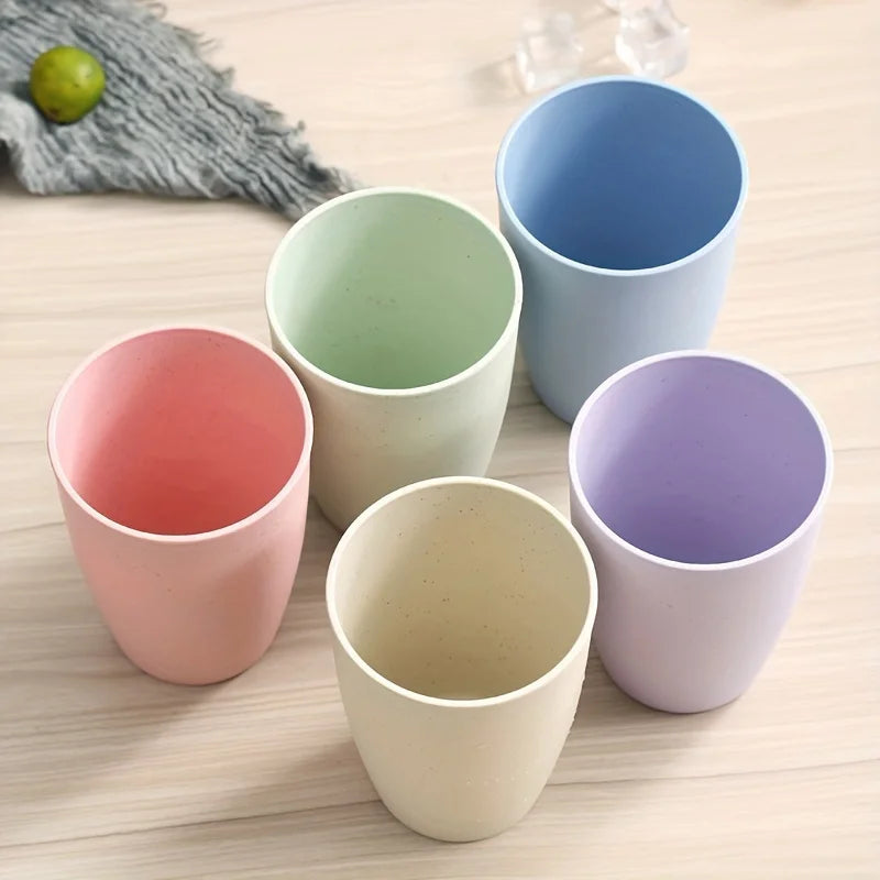 5-Pack Multicolor Stackable Reusable Plastic Tumblers Reusable Plastic Tumblers QXL