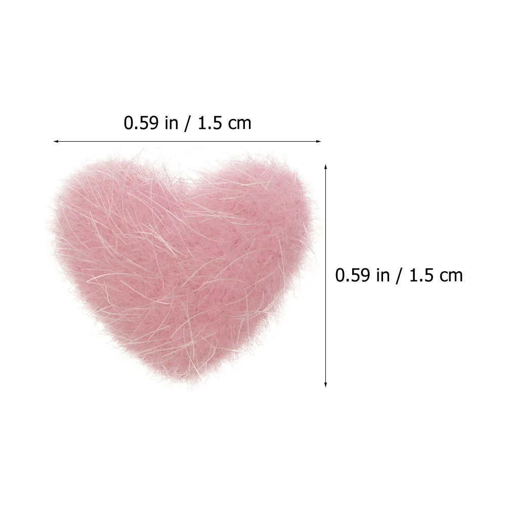 4-Pack Magnetic Fuzzy Ball Nail Art Charms | DIY Manicure Decor Nail Art Charms QXL