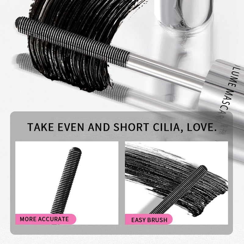 GECOMO Waterproof Curling Mascara – Volume & Lash Separation Curling Mascara QXL