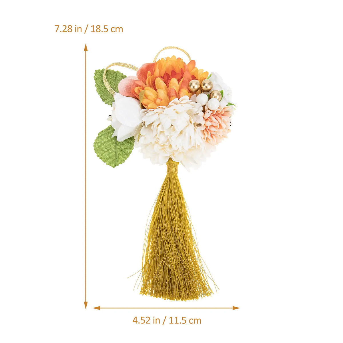 Japanese Silk Flower Hair Clip Barrette | Elegant Floral Women's Floral Hair Barrette QXL