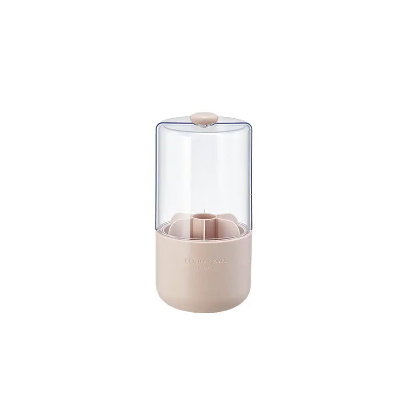 Dustproof Makeup Brush Holder Cylinder | Desktop Organizer Makeup Brush Organizer QXL