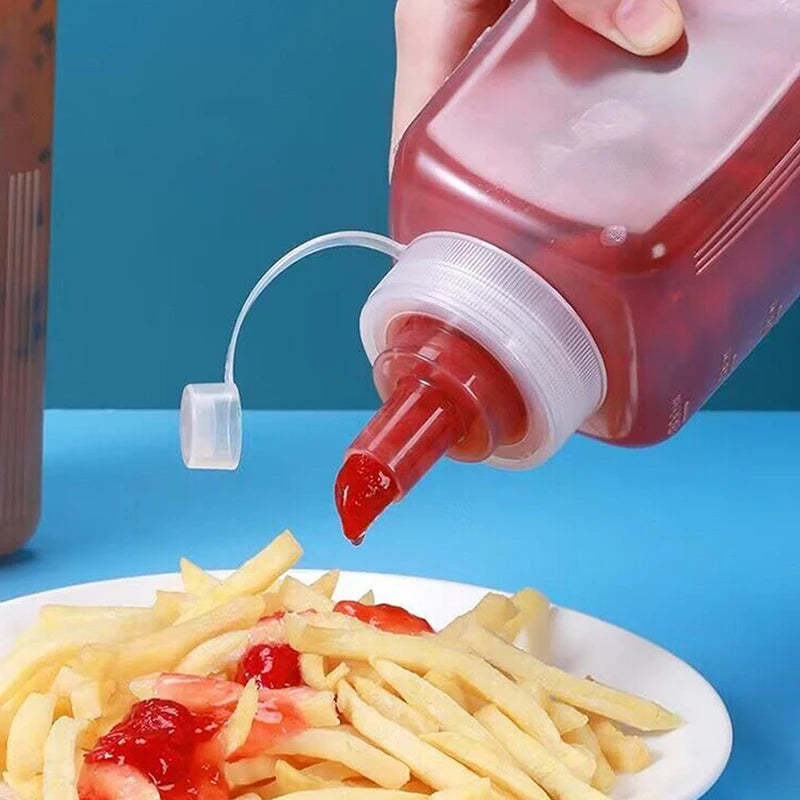 Squeeze Sauce Bottles 600–1000ml | Large Mouth Condiment Condiment Squeeze Bottle QXL
