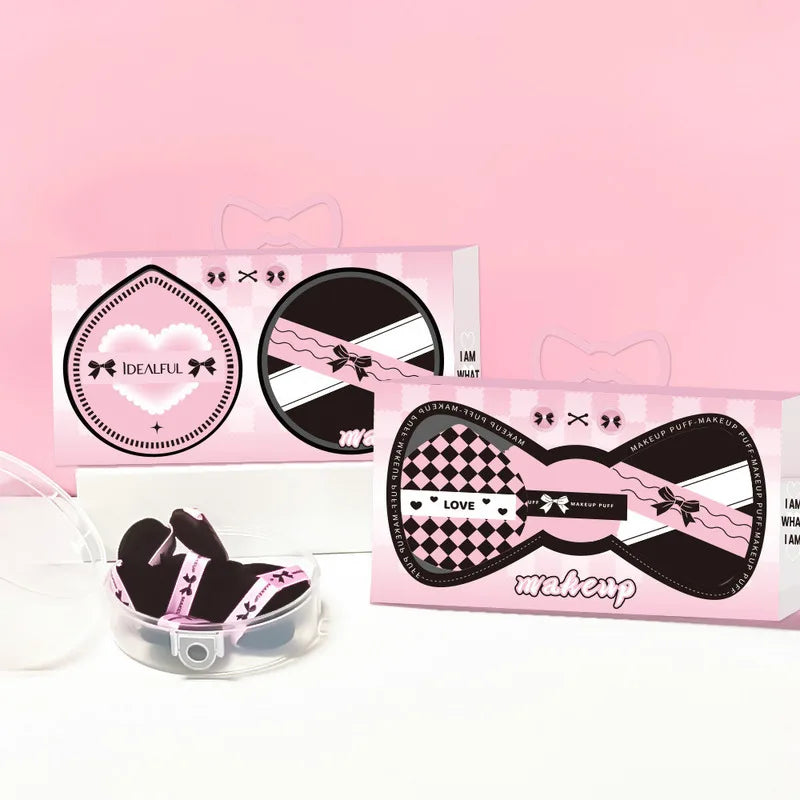Soft Setting Powder Puff Sponge | Wet & Dry 2-Pack Makeup Powder Puff QXL