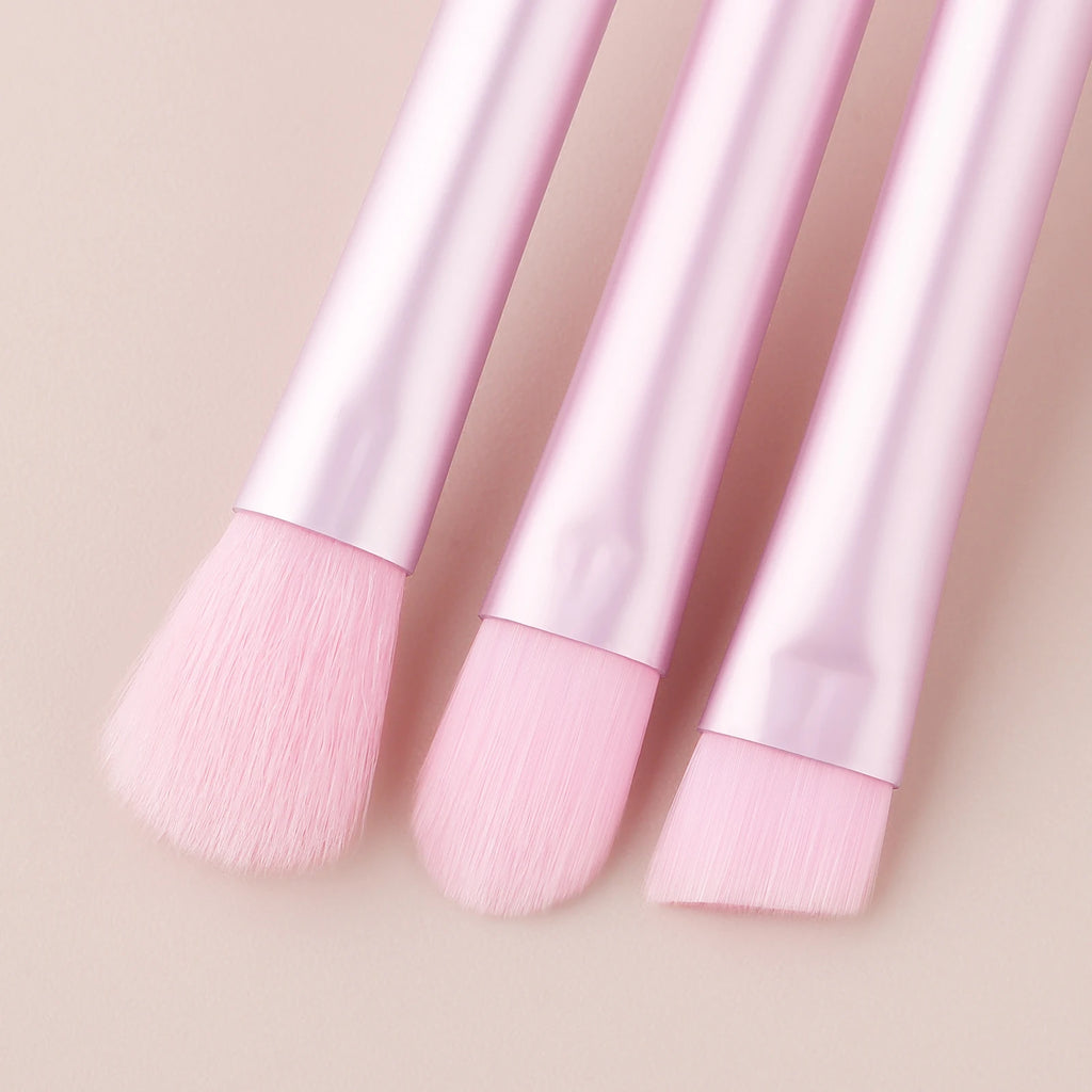 5-Pc Glitter Makeup Brush Set | Blush Eyeshadow Brow Brushes Makeup Brush Set QXL