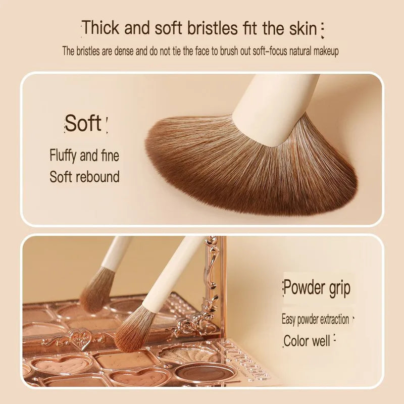 12-Piece Makeup Brush Set | Soft Bristles & Storage Bag Makeup Brush Set QXL