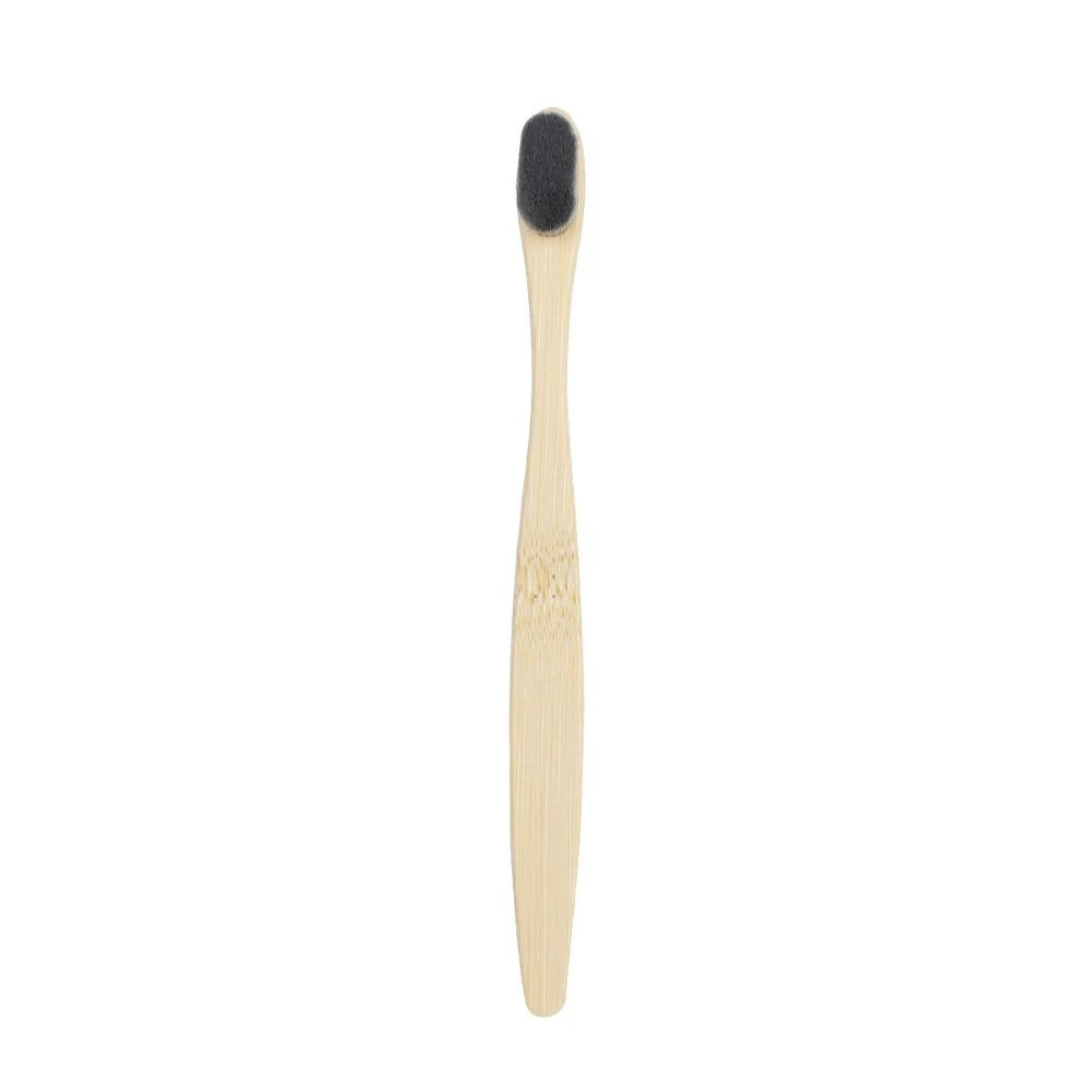 4-Pack Nano Soft Eco-Friendly Wood Toothbrushes | Vegan Travel Manual Toothbrush Set QXL