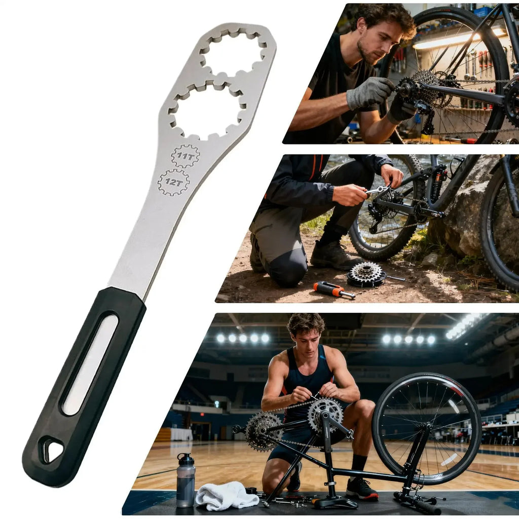 Bicycle Adjustable Sprocket & Freewheel Removal Wrench Tool Bicycle Repair Tool QXL
