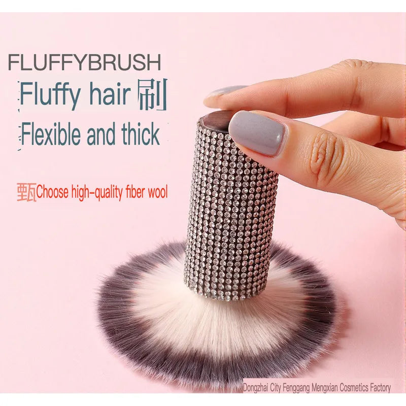 Diamond Mushroom Head Blush & Setting Powder Brush Blush Makeup Brush QXL