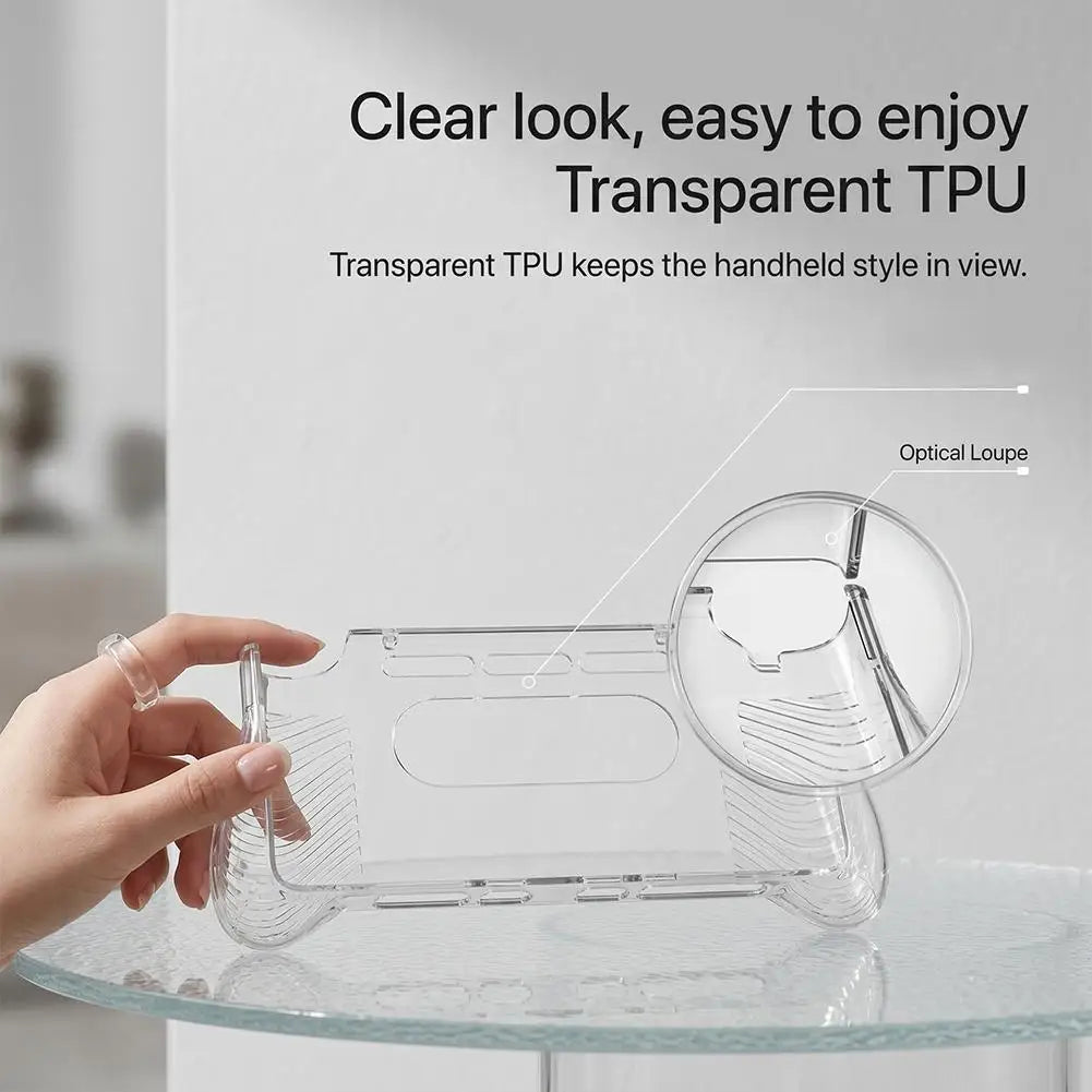 TPU Case for AYN Thor Flip Console – Slim Clear Protective Cover Console Protective Case QXL