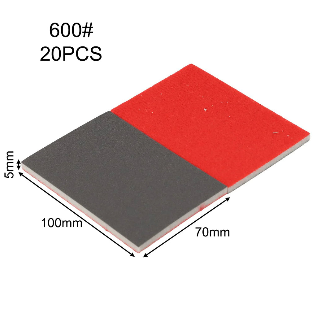 20-Pack Flexible Sanding Sponge Pads | 400 600 800 Grit Sanding Sponge Set QXL 600 Grit
