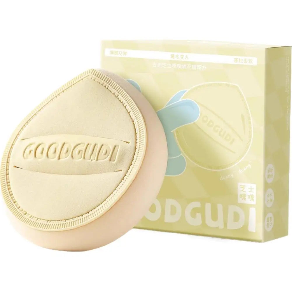 Marshmallow Air Cushion Powder Puff | Dry & Wet Makeup Sponge Makeup Powder Puff QXL YELLOW