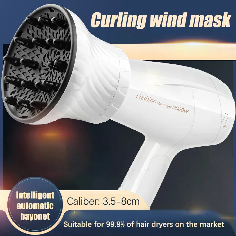 Universal Rotatable Hair Diffuser for Curly Hair | Blow Dryer Hair Dryer Diffuser QXL
