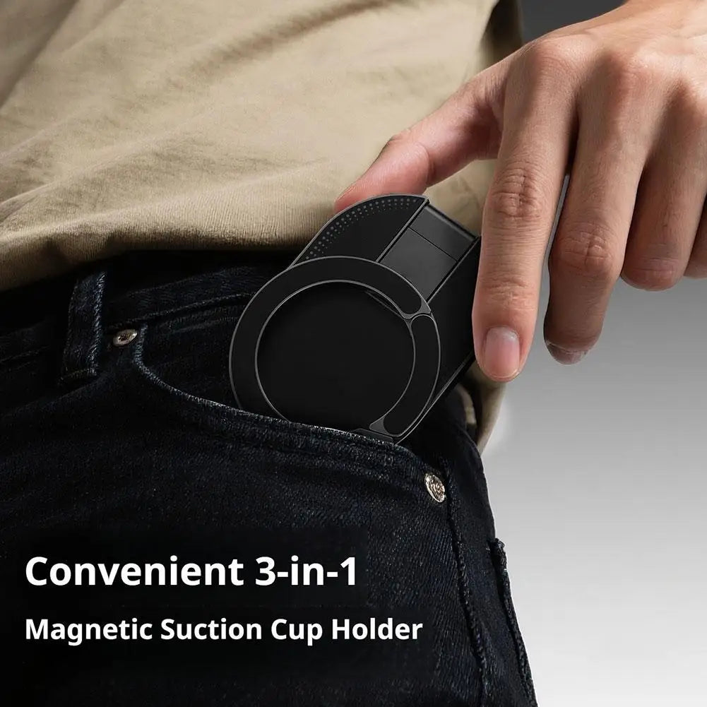 3-in-1 Magnetic Phone Holder | Car Mount & Desktop Stand Magnetic Phone Mount QXL