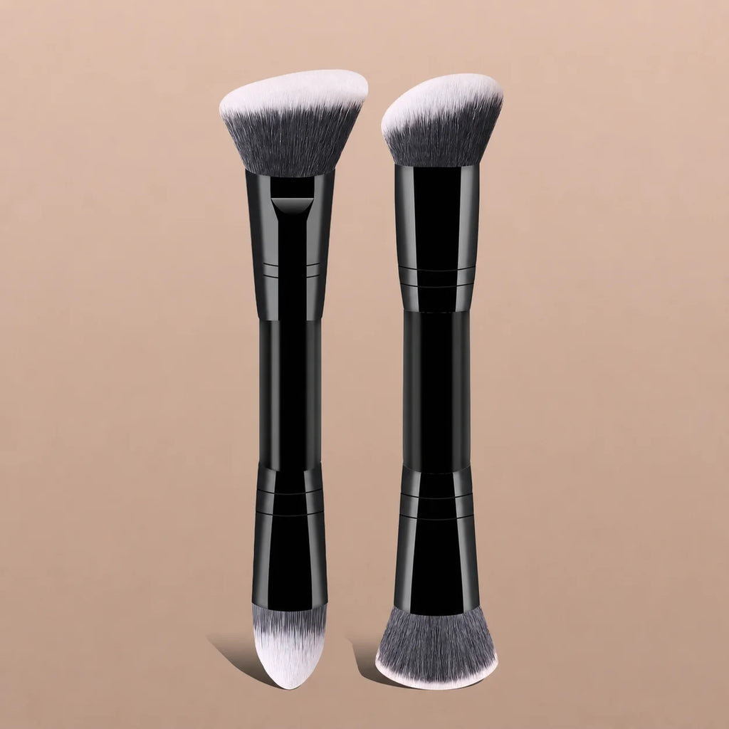 6-Piece Dual-Ended Travel Makeup Brush Set | LUXEBLEND Makeup Brush Set QXL 2pcs