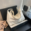 Retro PU Leather Shoulder Bag – Large Capacity Women's Tote Women's Shoulder Bag QXL A1 without pendant