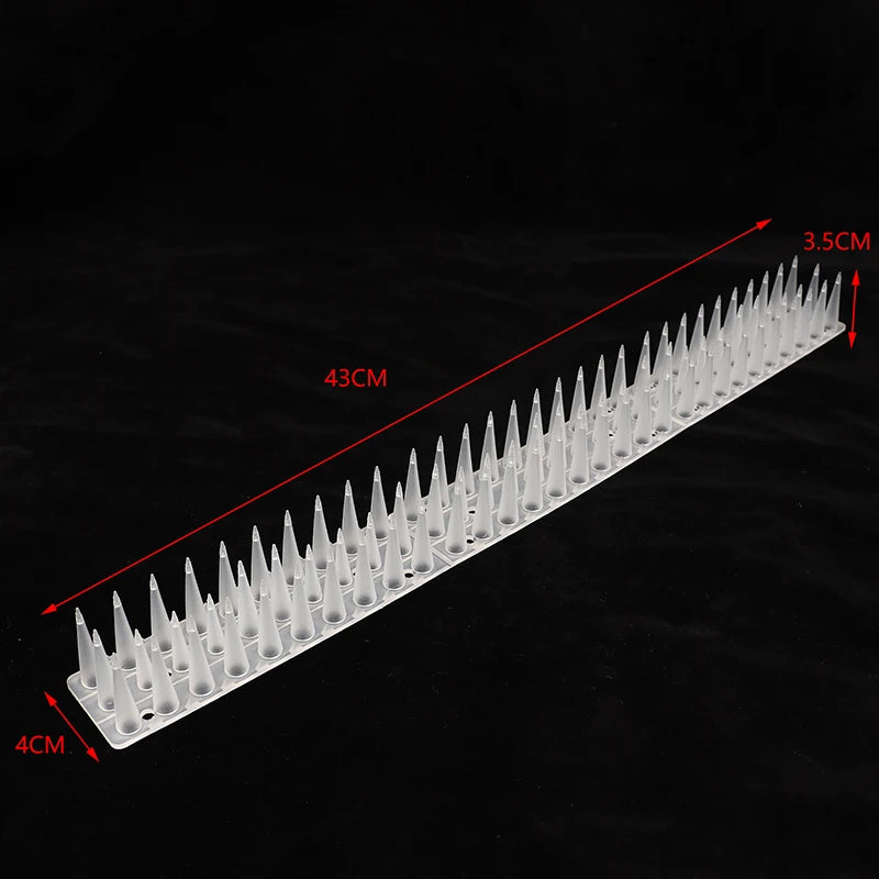 Transparent Plastic Bird & Cat Repellent Spikes for Fences Bird Repellent Spikes QXL