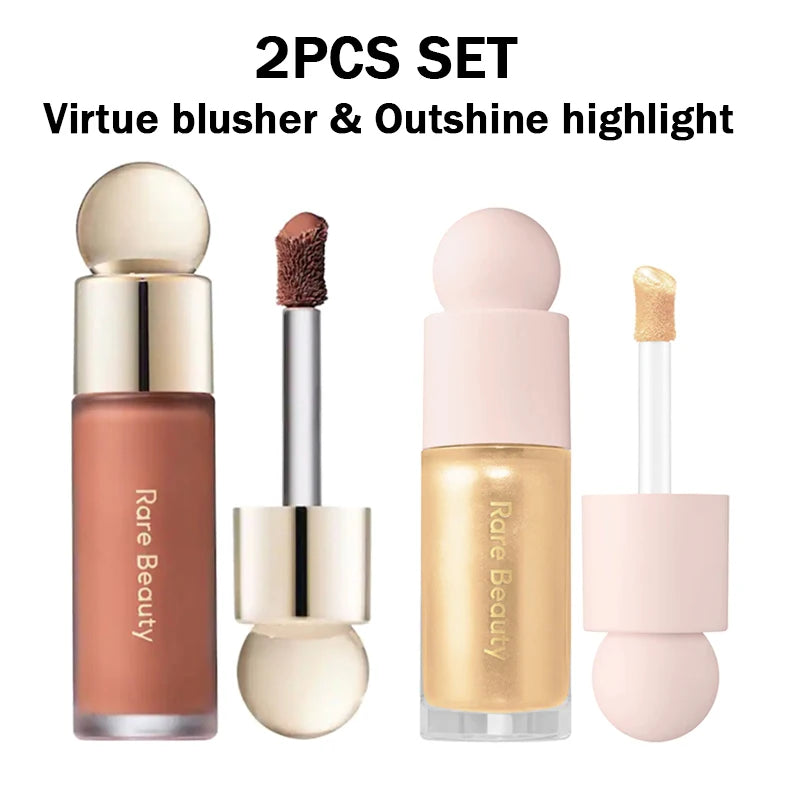 Rare Beauty Soft Pinch Liquid Blush & 3D Contour Set Liquid Blush Set QXL 17-2PCS Set J