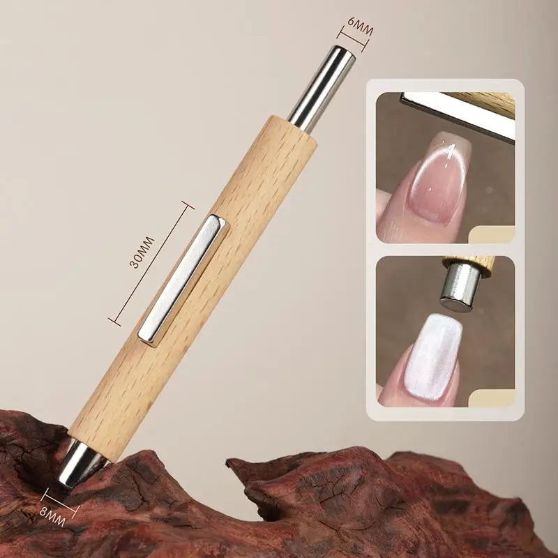 3-in-1 Cat Eye Nail Magnet Stick | Magnetic Manicure Wand Nail Art Magnet QXL