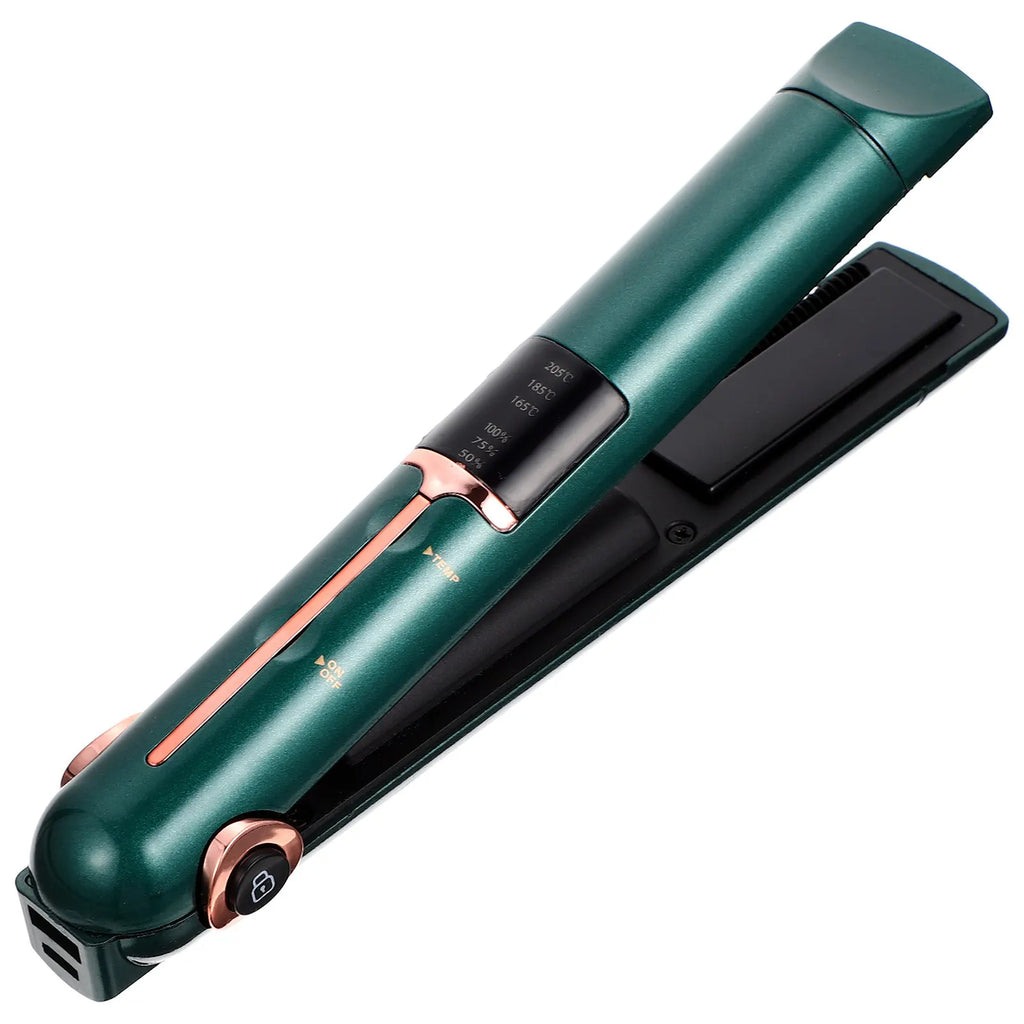 3-in-1 Cordless Hair Straightener & Curler | USB Rechargeable Cordless Hair Straightener QXL