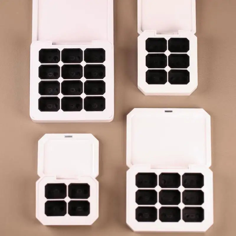 Magnetic Nail Polish Storage Box | 4/6/9/12 Grids Organizer Nail Polish Organizer QXL