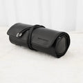PU Leather Roll-Up Makeup Brush Bag | Cylinder Travel Case Makeup Brush Bag QXL Roll Bag