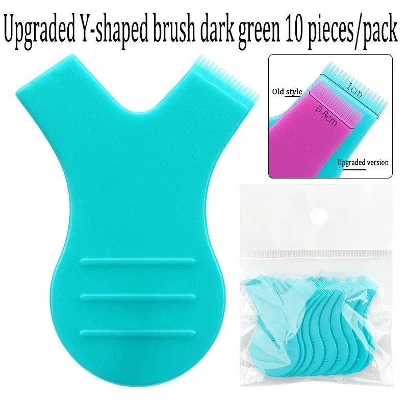 10-Pack Silicone Eyelash Lifting Pads & Lash Perming Rods Lash Lifting Pads QXL M44 Dark green