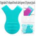 10-Pack Silicone Eyelash Lifting Pads & Lash Perming Rods Lash Lifting Pads QXL M44 Dark green