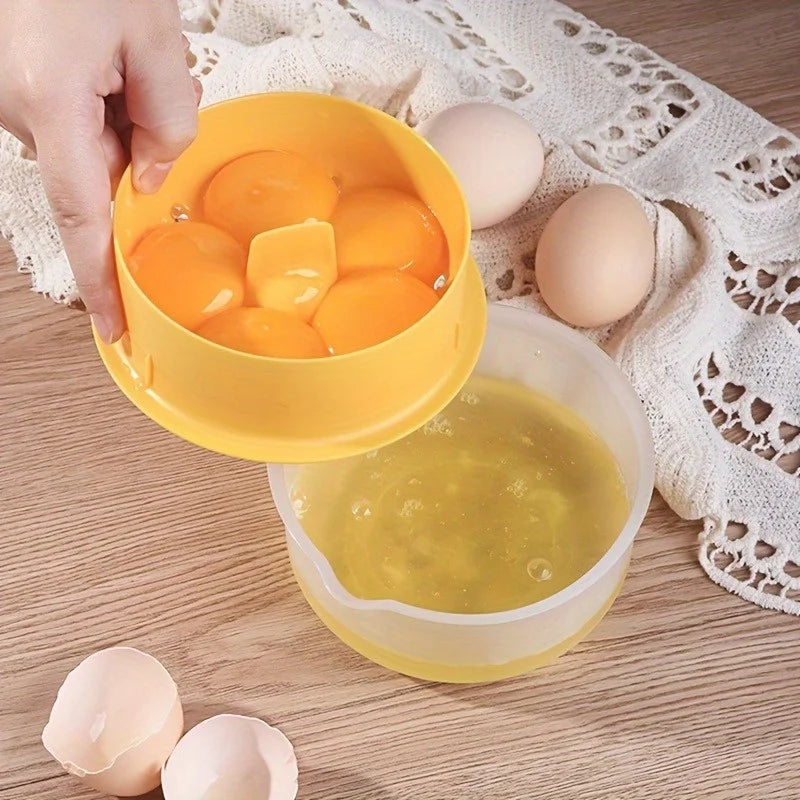 Egg White Separator & Yolk Divider with Storage Box Egg Separator Tool QXL
