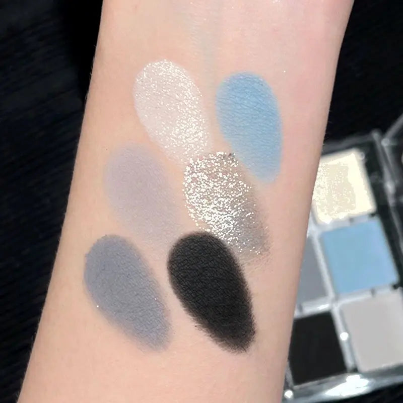 6-Color Matte & Glitter Smoky Eye Shadow Palette | Long-Lasting Eye Shadow Palette QXL